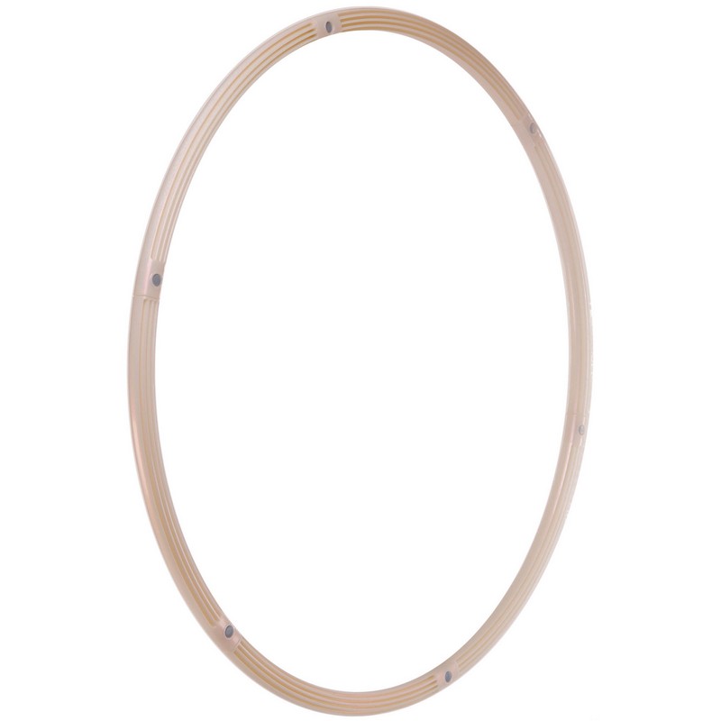 Обруч для схуднення розбірної Хула Хуп Hula Hoop PEARL PRO-SUPRA HR-056 6 секцій, d-84см білий
