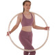 Обруч для схуднення розбірної Хула Хуп Hula Hoop PEARL PRO-SUPRA HR-056 6 секцій, d-84см білий