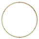 Обруч для схуднення люмінесцентний розбірний Хула Хуп Hula Hoop LUMINOUS PRO-SUPRA HR-057 6 секцій білий