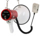 Гучномовець мегафон рупор ручний Yaochen HW-2007 20 W білий-червоний