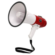 Гучномовець мегафон рупор ручний Yaochen Yaochen HW-2007M 20 W білий-червоний