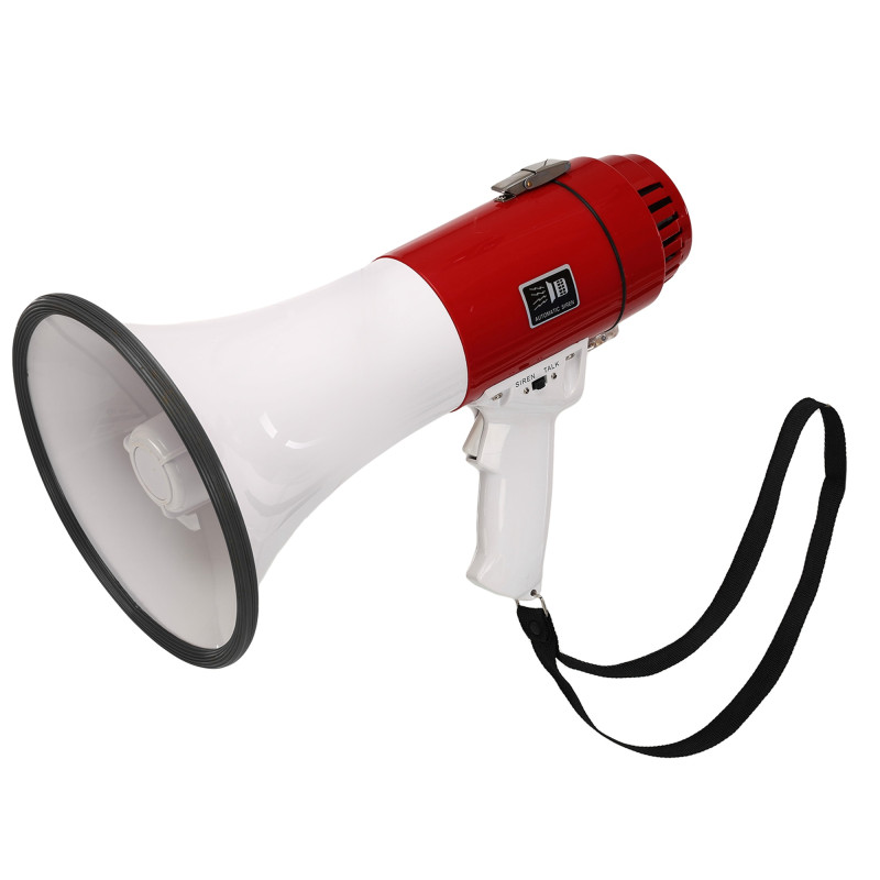 Гучномовець мегафон рупор ручний Yaochen Yaochen HW-2007M 20 W білий-червоний