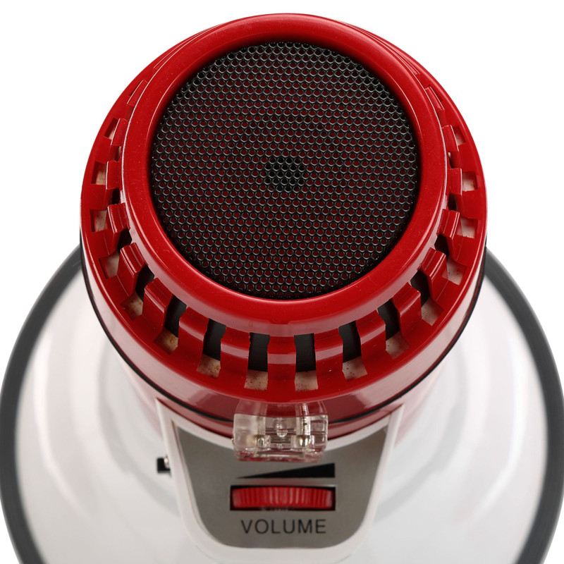 Гучномовець мегафон рупор ручний Yaochen Yaochen HW-2007M 20 W білий-червоний