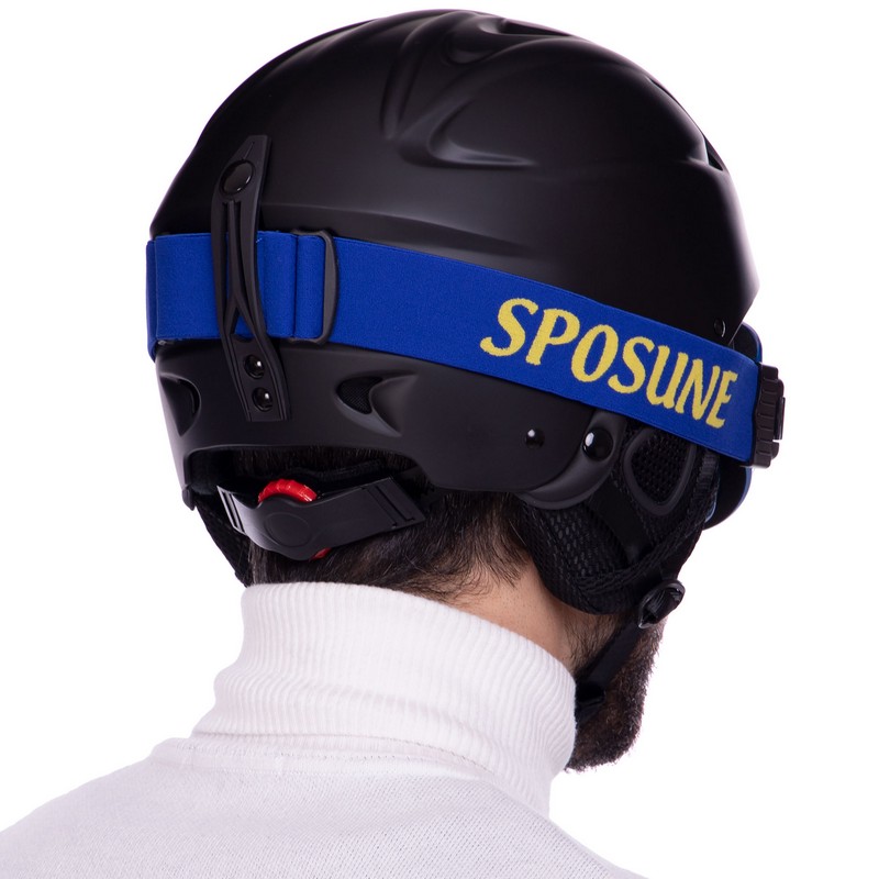 Окуляри гірськолижні SPOSUNE HX-002-BL синій