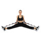 Стрічка стропа з петлями для розтяжки STRETCHING STRAP EZOUS I-02 10 петель сірий-фіолетовий