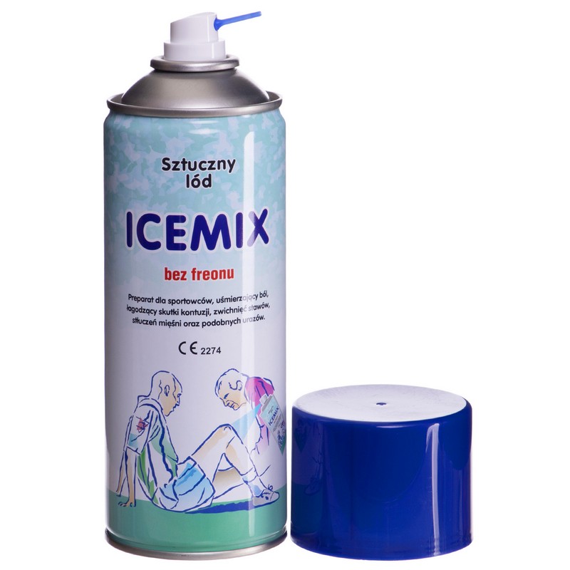 Заморозка спортивна знеболюючий охолоджуючий спрей ICEMIX 400мл