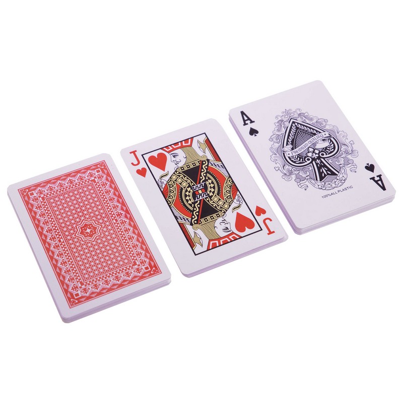 Карти гральні пластикові SP-Sport LUCKY GOLD IG-0846 колода в 54 карти