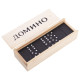 Домино настольная игра в деревянном пенале SP-Sport IG-1850 28 кісток чорний