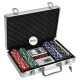 Набір для покеру в алюмінієвому кейсі Poker game set SP-Sport IG-2056 200 фішок
