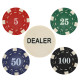Набір для покеру в алюмінієвому кейсі Poker game set SP-Sport IG-2056 200 фішок