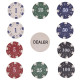 Набір для покеру в алюмінієвому кейсі Poker game set SP-Sport IG-2115 500 фішок