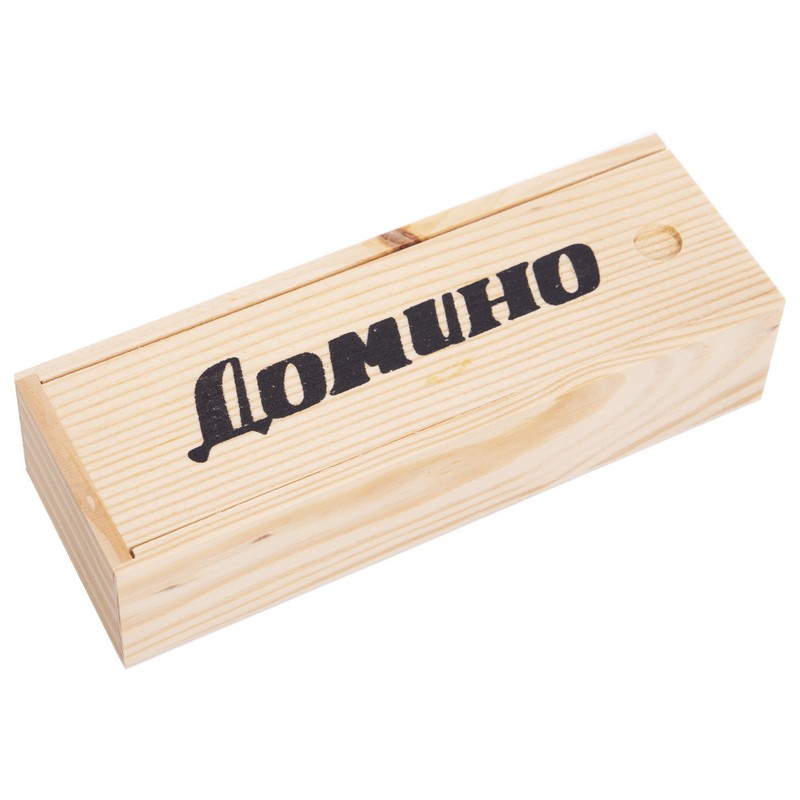 Домино настольная игра в деревянном пенале SP-Sport IG-2318 28 кісток білий
