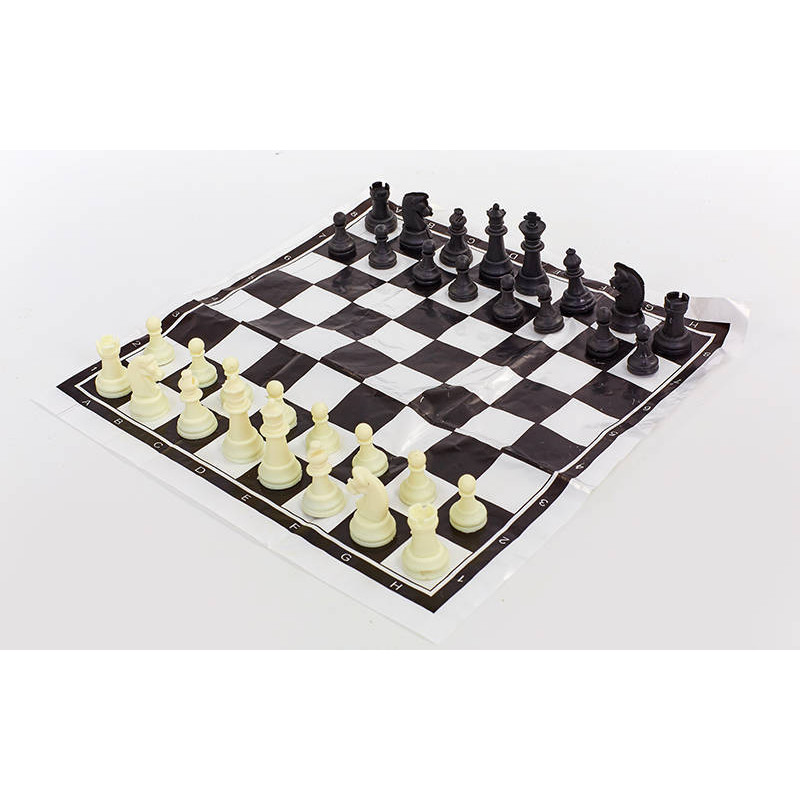 Шахові фігури пластикові запасні без ігрового поля SP-Sport IG-3103-PLAST-SHAHM розмір пішки 2,6 см король 5,4 см