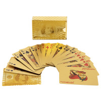 Карти гральні пластикові золоті SP-Sport GOLD 100 DOLLAR IG-4566-G 54 карти