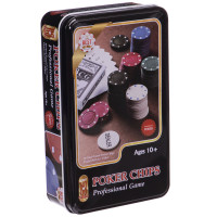 Набір для покеру в металевій коробці Professional Poker chips SP-Sport IG-4590 80 фішок