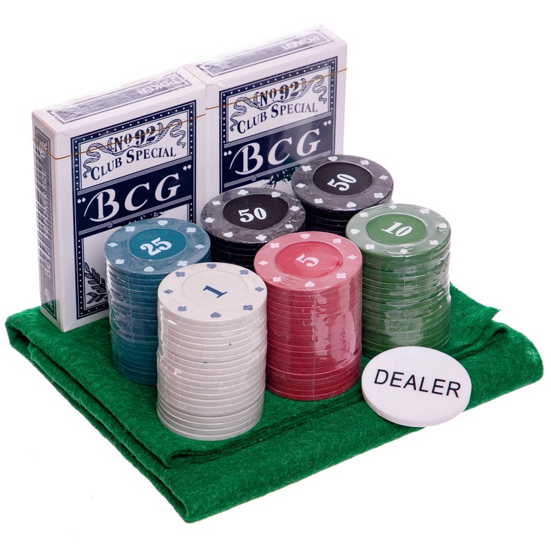 Набір для покеру в металевій коробці Poker game set SP-Sport IG-6612 120 фішок