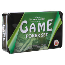 Набір для покеру в металевій коробці Poker game set SP-Sport IG-8652 160 фішок