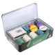 Набір для покеру в металевій коробці Poker game set SP-Sport IG-8652 160 фішок