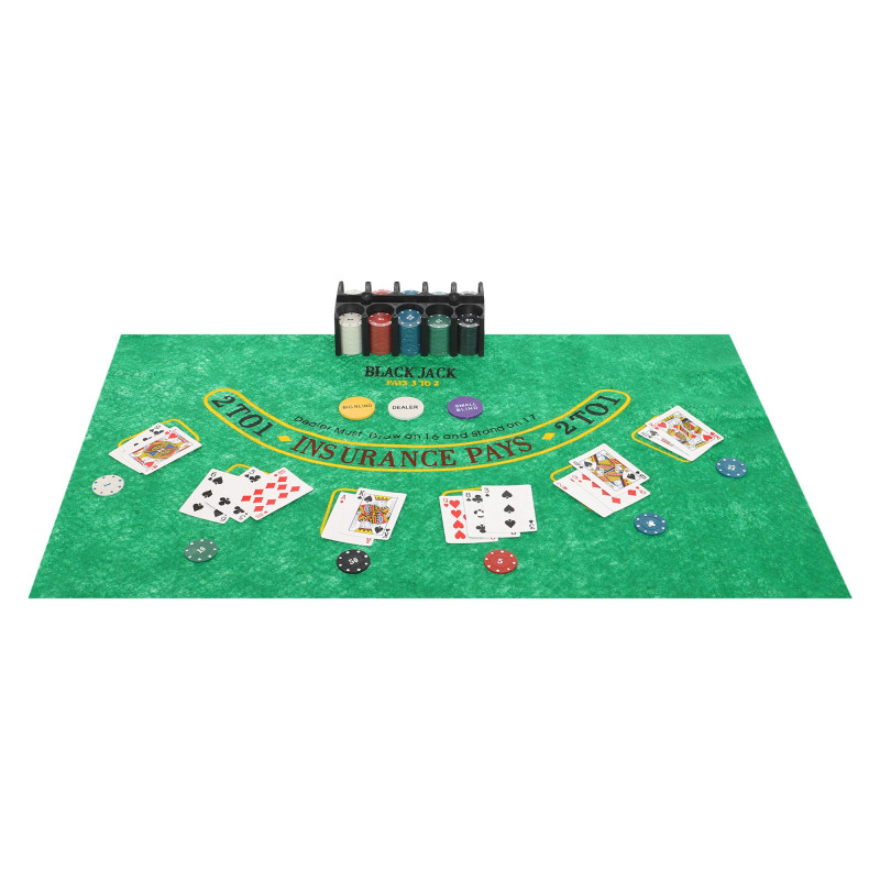 Набір для покеру в металевій коробці Home Casino Poker set SP-Sport IG-8653 200 фішок