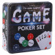 Набір для покеру в металевій коробці Professional Poker chips SP-Sport IG-8655 80 фішок