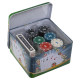 Набір для покеру в металевій коробці Poker game set SP-Sport IG-8656 120 фішок