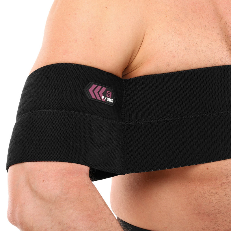 Слінгшот для жиму лежачи SLING SHOT BENCH PRESS BAND EZOUS J-01 чорний