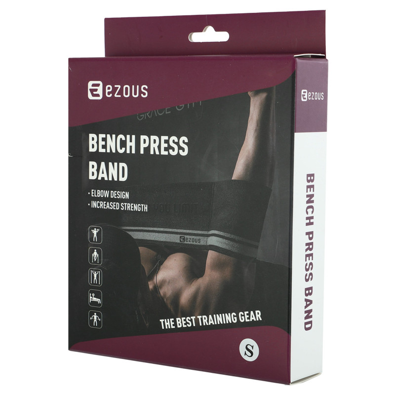 Слінгшот для жиму лежачи SLING SHOT BENCH PRESS BAND 2.0 EZOUS J-02-59 чорний