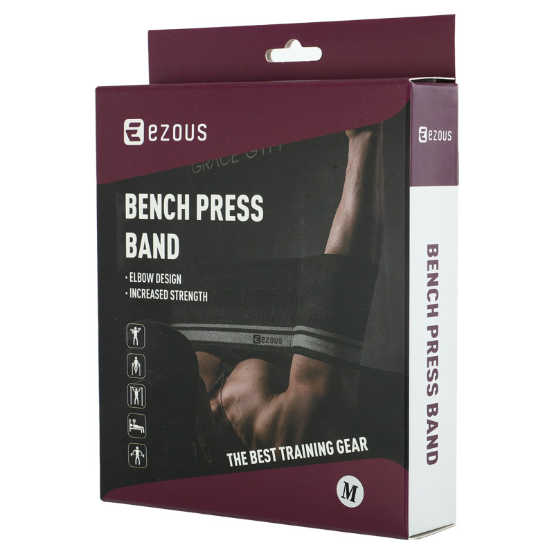 Слінгшот для жиму лежачи SLING SHOT BENCH PRESS BAND 2.0 EZOUS J-02-64 чорний