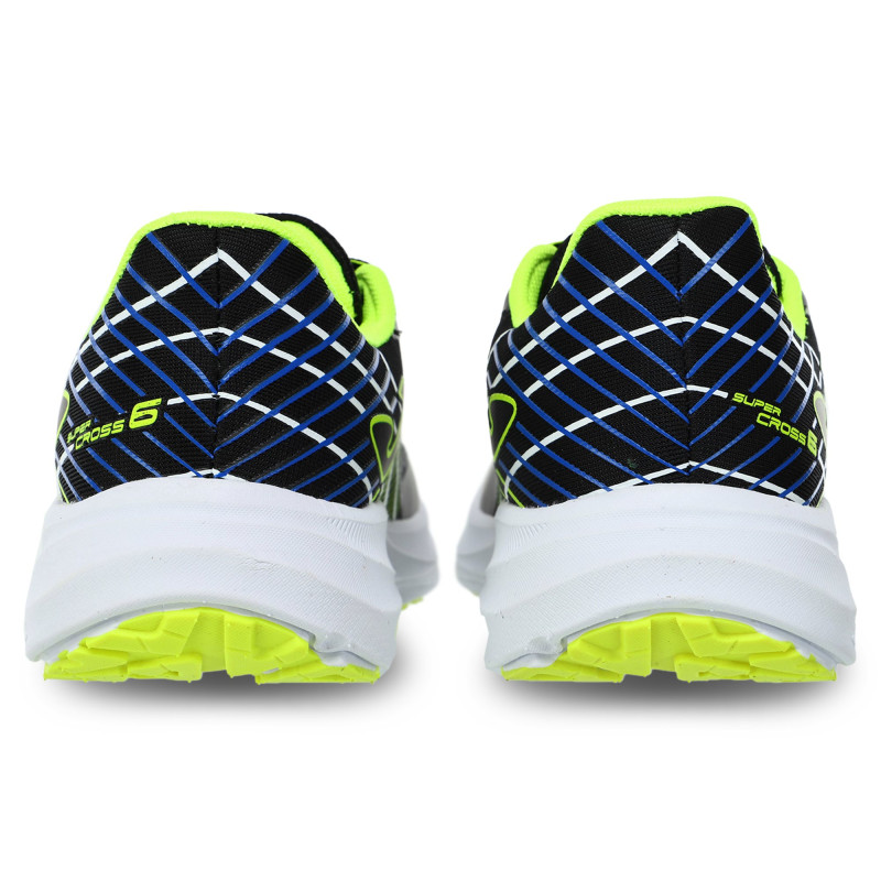 Кросівки дитячі Joma SUPER CROSS JCROSS2401 розмір 33-38 чорний-лимонний