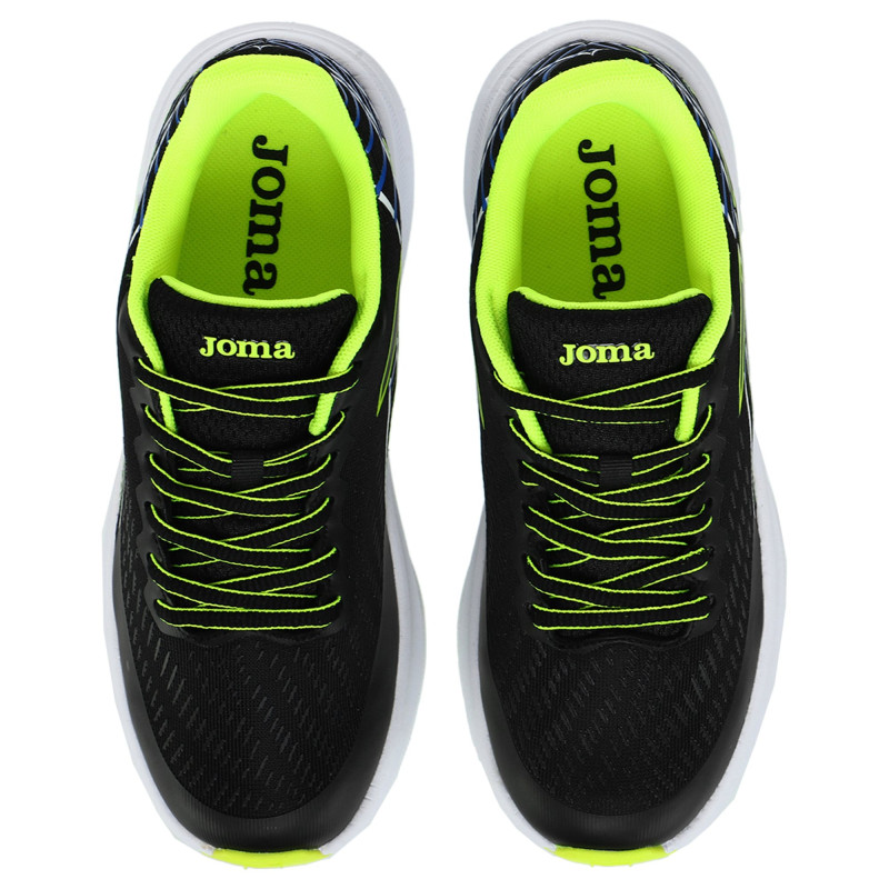 Кросівки дитячі Joma SUPER CROSS JCROSS2401 розмір 33-38 чорний-лимонний