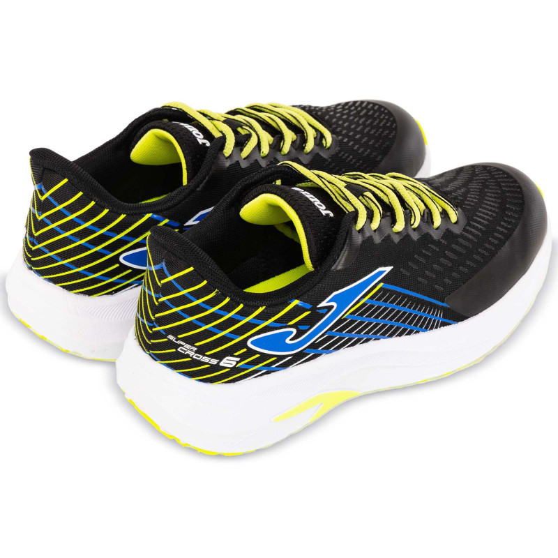 Кросівки дитячі Joma SUPER CROSS JCROSW2501 розмір 33-38 чорний-жовтий