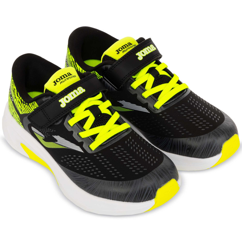 Кросівки дитячі Joma FENIX JFENIW2501V розмір 26-34 чорний-жовтий