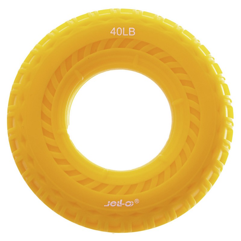 Еспандер кистьовий кільце JELLO JLA470-40LB 1шт ø8см навантаження 18кг жовтий