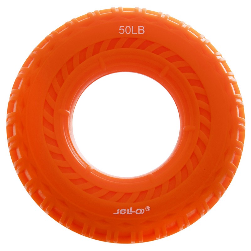 Еспандер кистьовий кільце JELLO JLA470-50LB 1шт ø8см навантаження 22,5кг помаранчевий