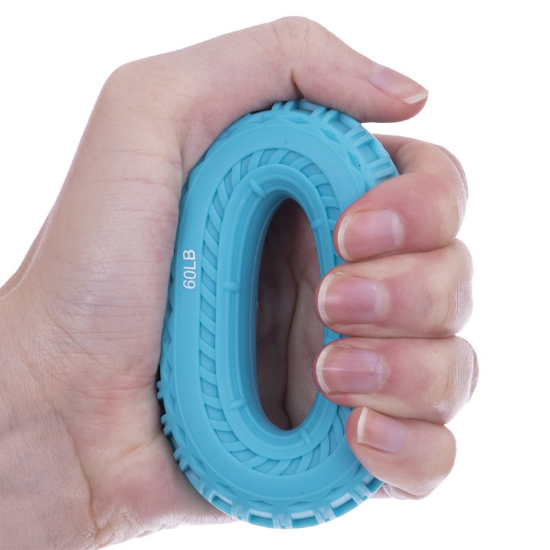 Еспандер кистьовий кільце JELLO JLA470-60LB 1шт ø8см навантаження 27кг синій