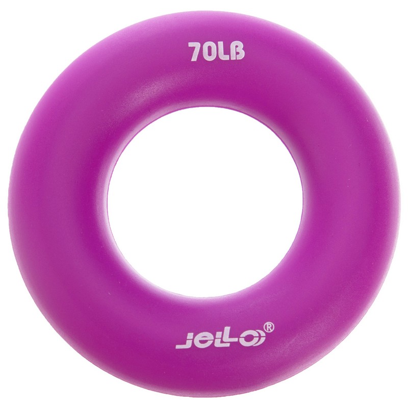 Еспандер кистьовий кільце JELLO JLA473-70LB 1шт ø7см навантаження 31кг фіолетовий