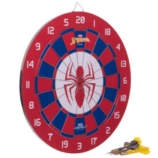 Дартс із пресованого паперу 6 дротиків і мішень JOEREX MARVEL SPIDERMAN JMBB19028-S 43см