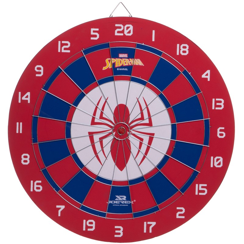 Дартс із пресованого паперу 6 дротиків і мішень JOEREX MARVEL SPIDERMAN JMBB19028-S 43см