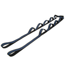 Стрічка стропа з петлями для розтяжки Stretch Strap Jianpeile JPL-3092 12 петель чорний-синій