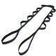 Стрічка стропа з петлями для розтяжки Stretch Strap Jianpeile JPL-3092 12 петель чорний-синій