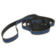 Стрічка стропа з петлями для розтяжки Stretch Strap Jianpeile JPL-3092 12 петель чорний-синій