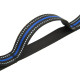 Стрічка стропа з петлями для розтяжки Stretch Strap Jianpeile JPL-3092 12 петель чорний-синій