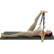 Стрічка стропа з петлями для розтяжки Stretch Strap Jianpeile JPL-3092 12 петель чорний-синій