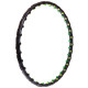 Обруч для схуднення масажний розбірний Хула Хуп Hula Hoop DOUBLE GRACE MAGNETIC JS-6002 8 секцій чорний