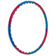 Обруч для схуднення масажний розбірний Хула Хуп Hula Hoop DOUBLE GRACE MAGNETIC JS-6003 8 секцій синій-рожевий