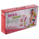Обруч для схуднення масажний розбірний Хула Хуп Hula Hoop SPORT HOOP JS-6013 8 секцій рожевий-лимонний