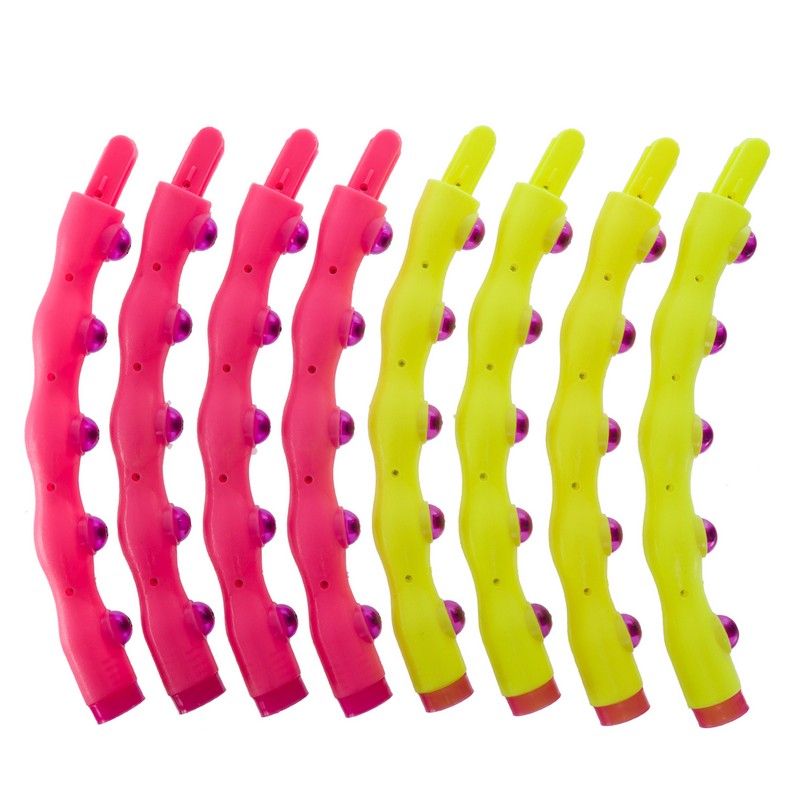 Обруч для схуднення масажний розбірний Хула Хуп Hula Hoop SPORT HOOP JS-6013 8 секцій рожевий-лимонний