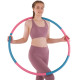 Обруч для схуднення розбірної Хула Хуп Hula Hoop JS-6015 6 секцій рожевий-блакитний