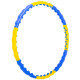 Обруч для схуднення масажний розбірний Хула Хуп Hula Hoop DYNAMIC HOOP JS-6018 8 секцій жовтий-синій