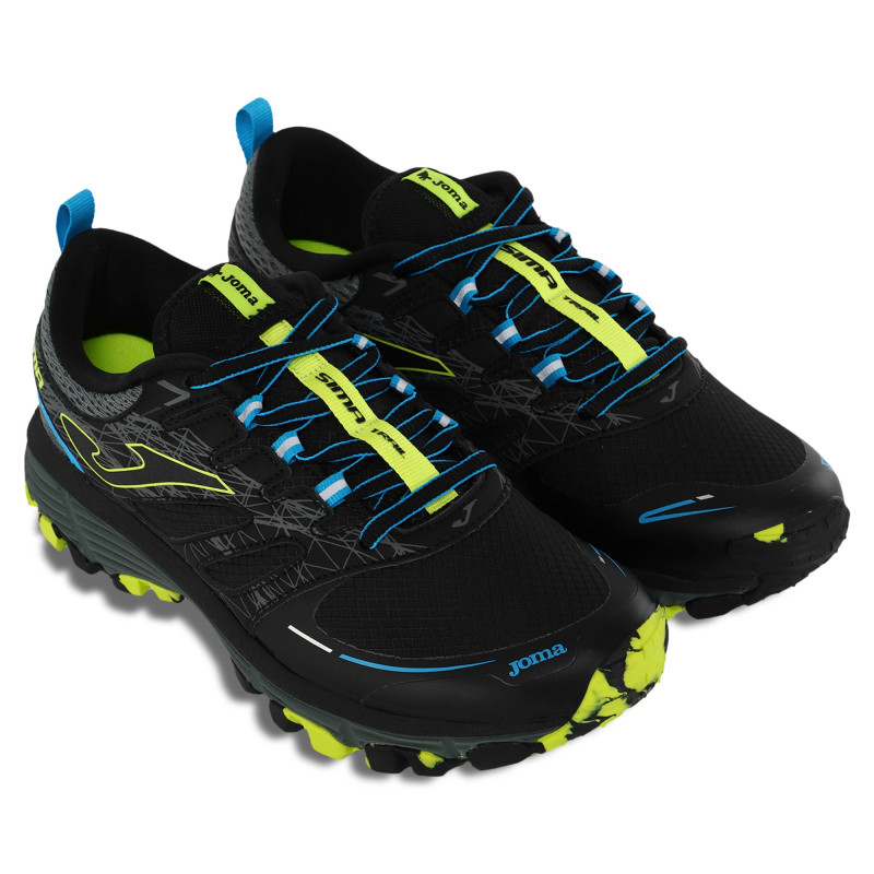 Кросівки дитячі бігові Joma SIMA JSIMW2401 розмір 33-38 чорний-сірий